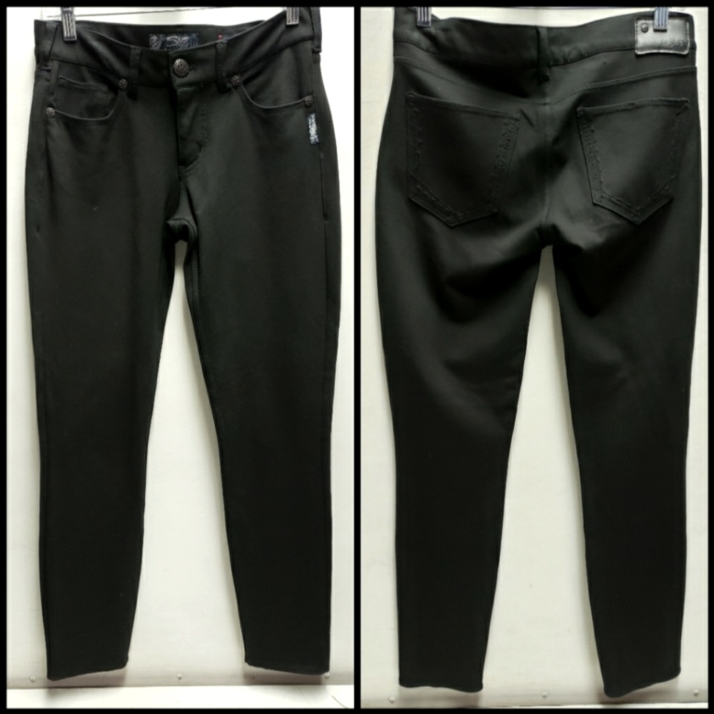 Silver Jeans AIKO MID super SKINNY Womens 29x31 black stretchy